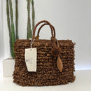 Afar borsa intrecciata a mano KEISHA grande
