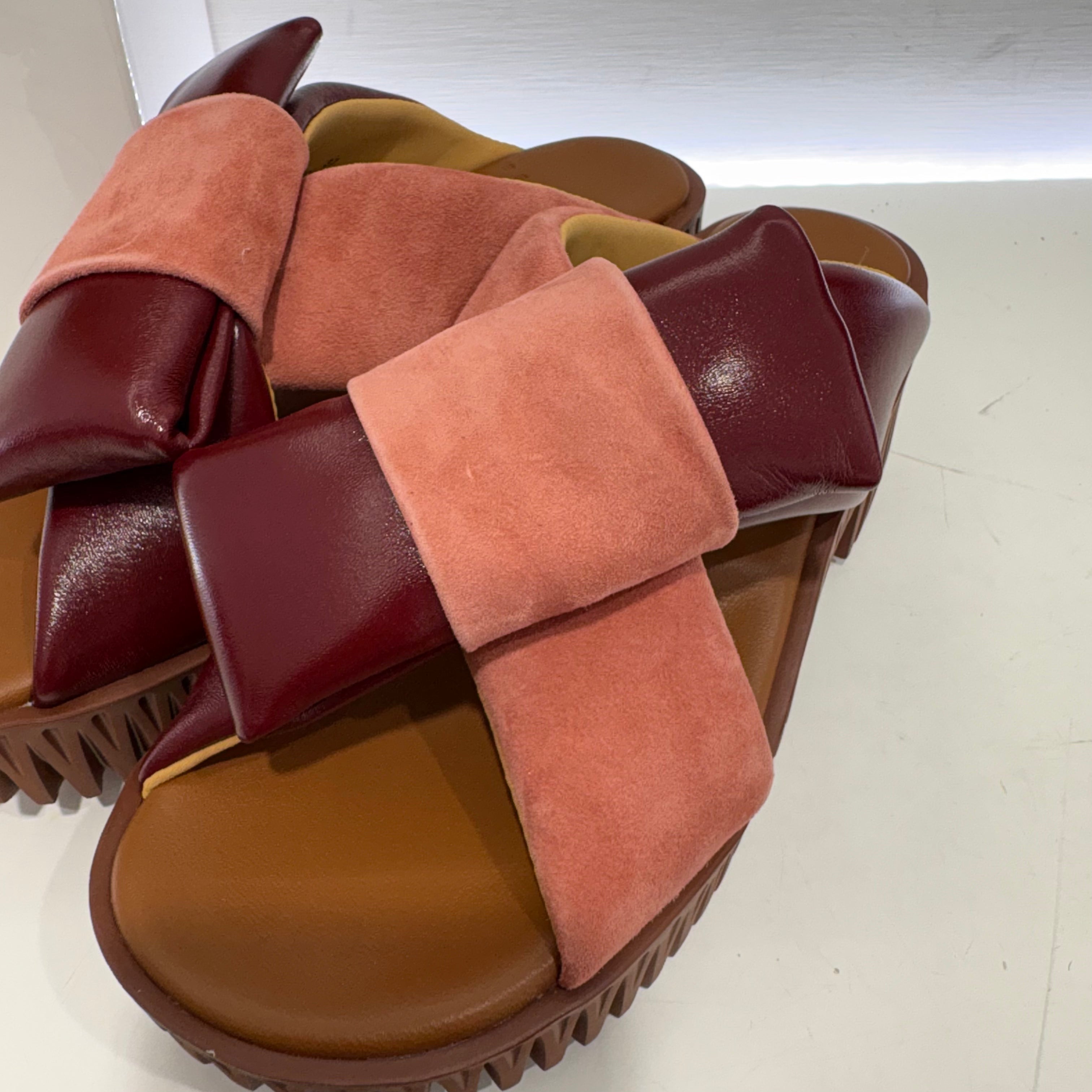 Ciabatta PLIA BOW ROSA