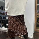 Gonna longuette paillettes moro