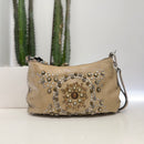 Campomaggi borsa linea TERESA borchie e rivetti argento