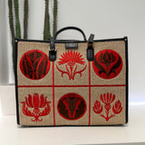 Borsa ATENA NATURAL RAFIA grande