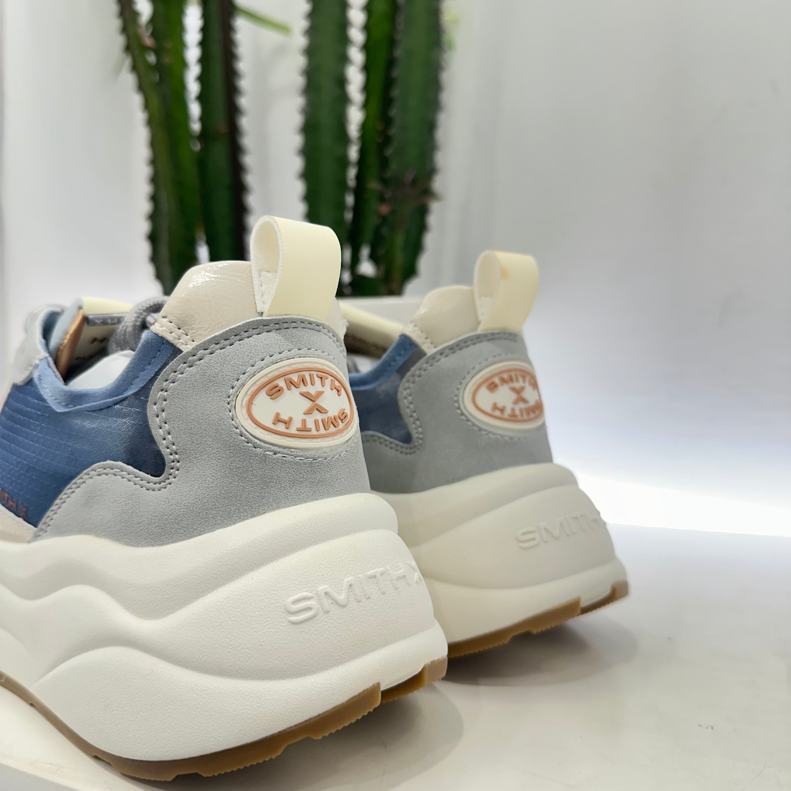 SMITH X sneakers AVIO azzurra