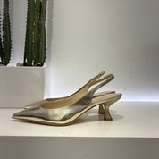 Scarpa aperta dietro t.50 ORO