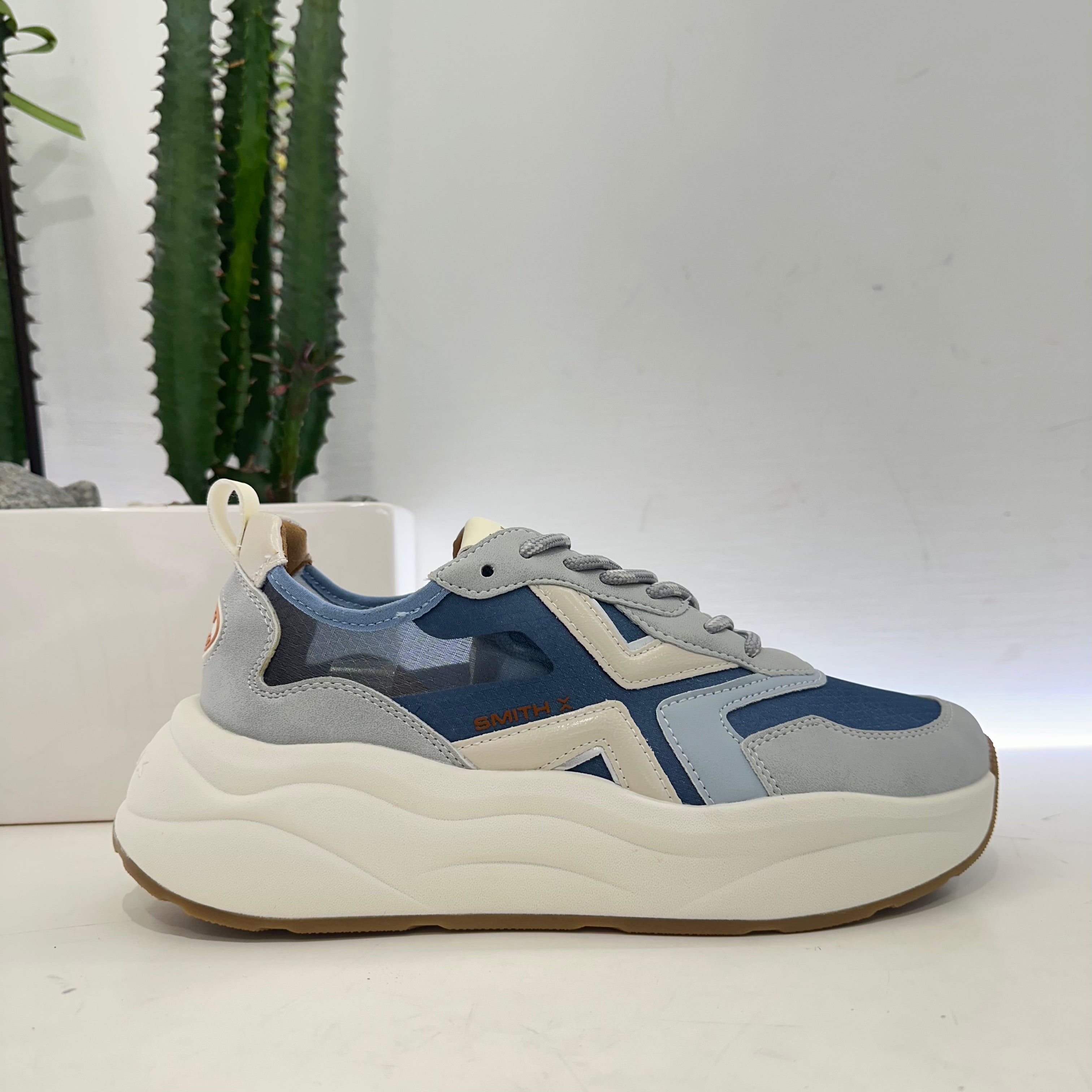 SMITH X sneakers AVIO azzurra