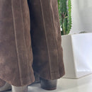 Stivale texano ASIA rovesciato suede moro