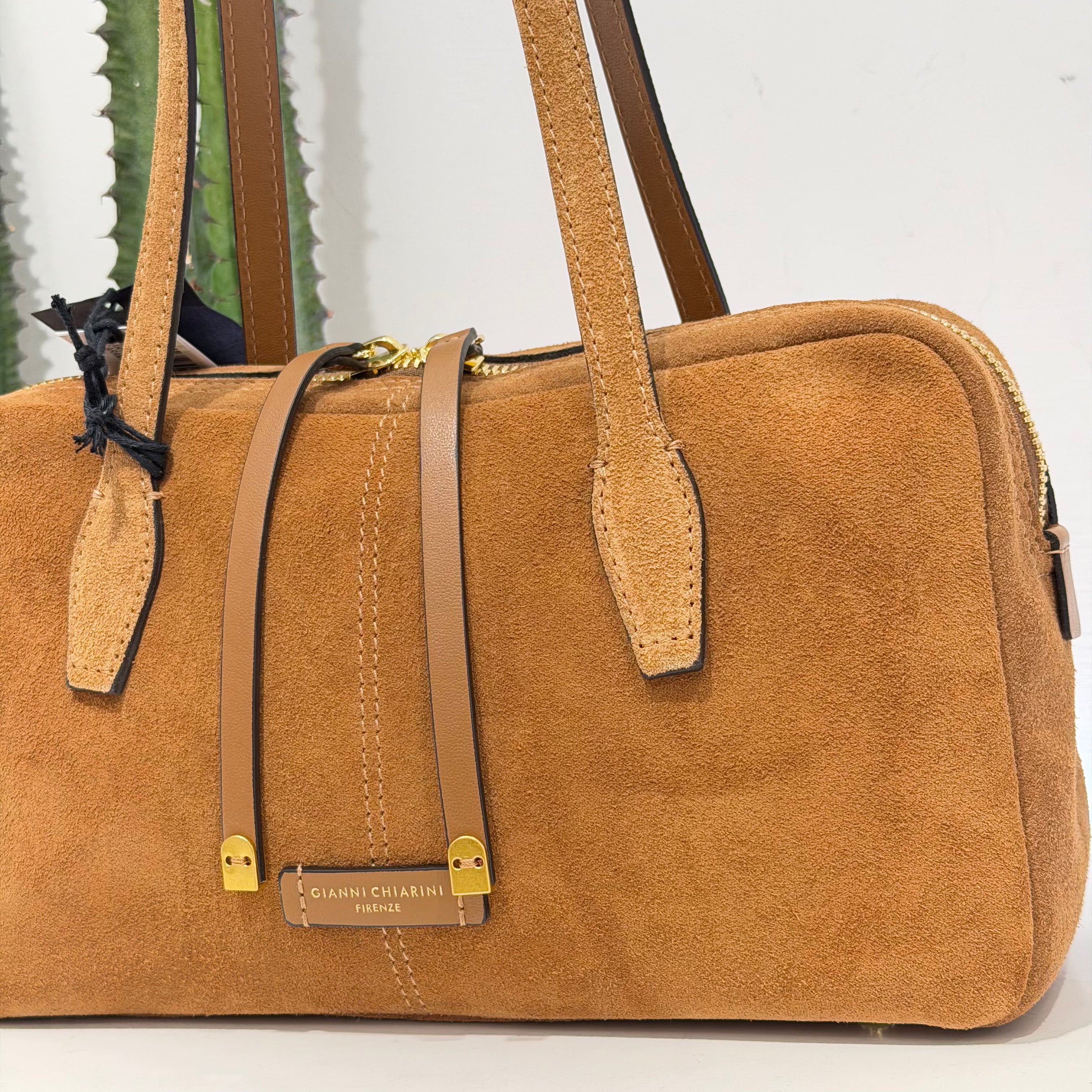 Gianni Chiarini ARYNA scamosciata cognac dimensione media