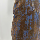 Pantalone baloon VELLUTTO moro e blu