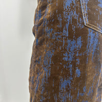 Pantalone baloon VELLUTTO moro e blu