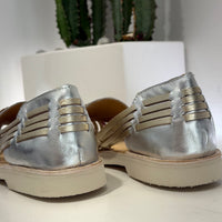 Mocassino TJ multicolor intrecciato