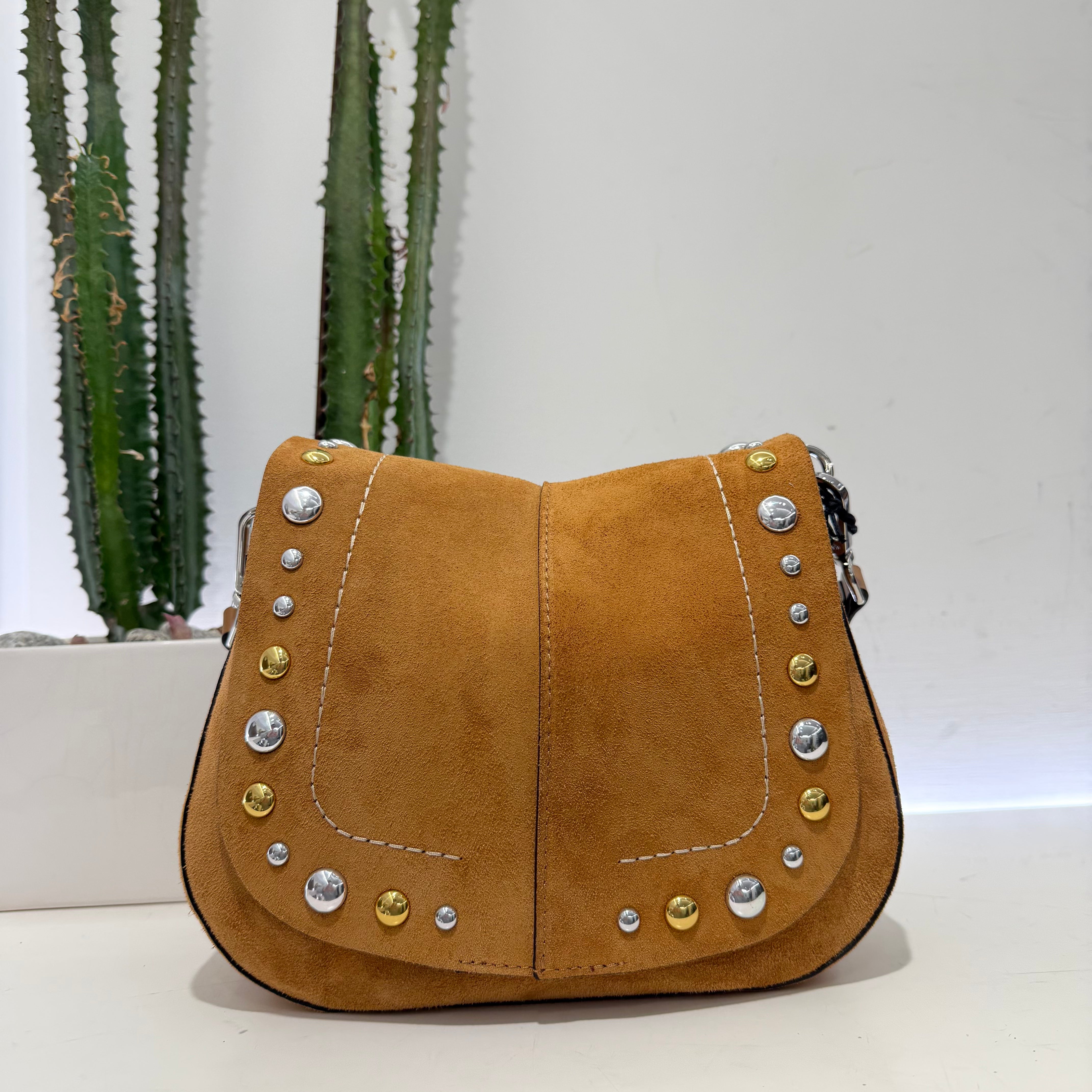 Gianni Chiarini borsa linea Helena Round borchie