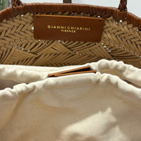 Gianni Chiarini borsa PALOMA PELLE cuoio intrecciata dimensione media