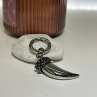 Ciondolo ZANNA con moschettone