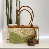Gianni Chiarini borsa PALOMA RAFIA intrecciata dimensione media