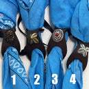 Campomaggi BANDANA (Celeste) cotone e ferma bandana con borchie