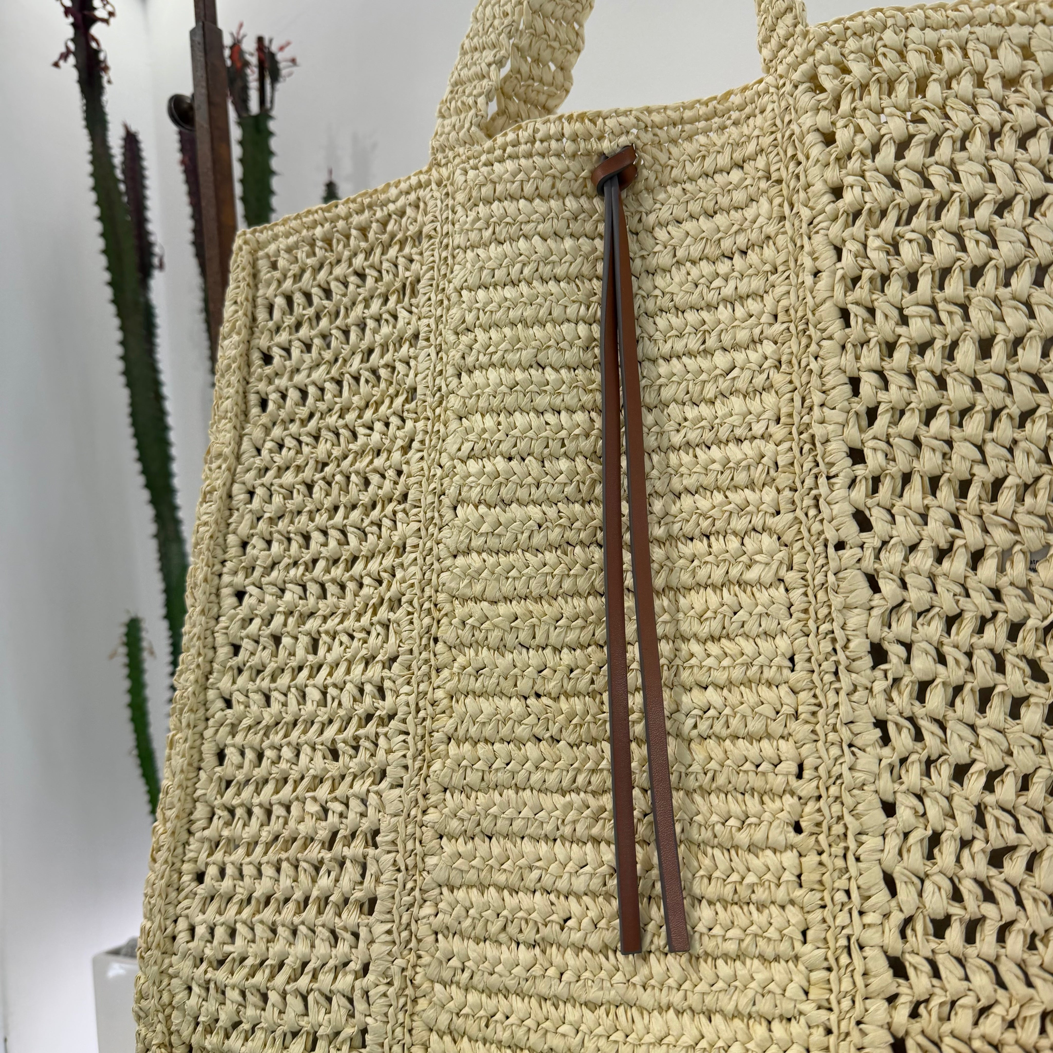 Gianni Chiarini PIATTINA NEFELI rafia intrecciata