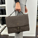 Cuoieria Fiorentina suede moro linea EVA SOFT grande