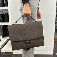 Cuoieria Fiorentina suede moro linea EVA SOFT grande