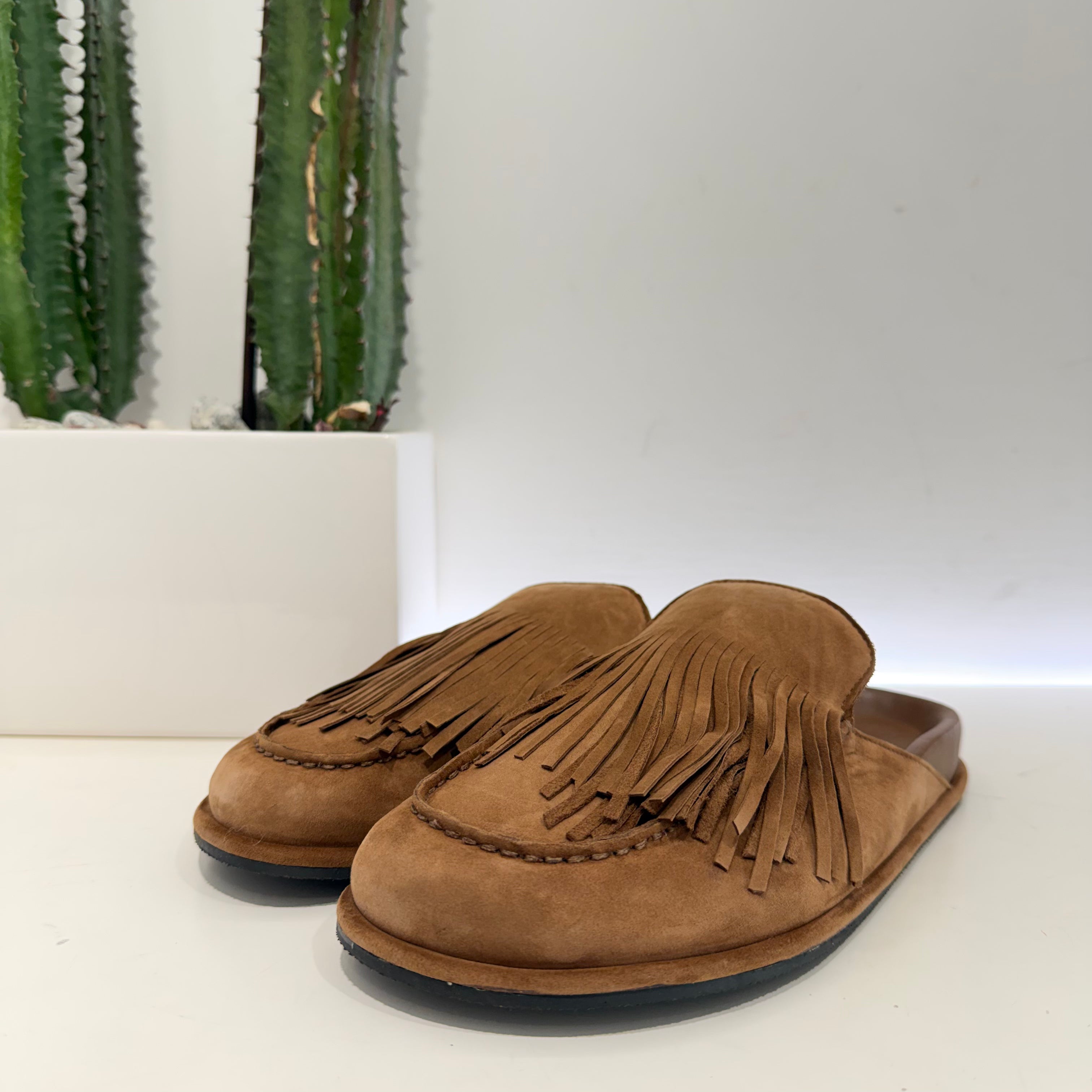 JVAM Sabot FRANGE suede cuoio