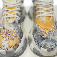 JOIAPARIS sneaker arancione/strass