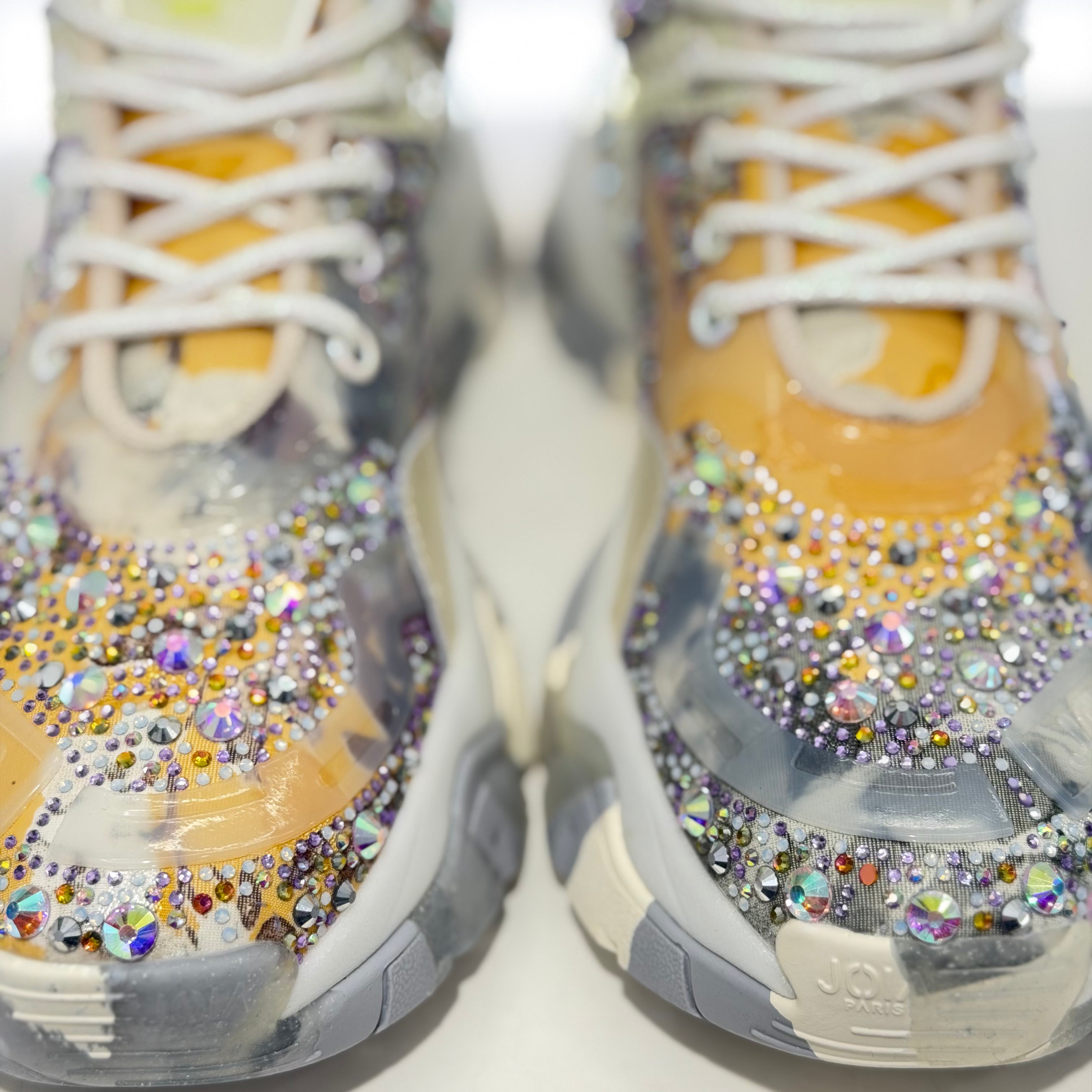 JOIAPARIS sneaker arancione/strass