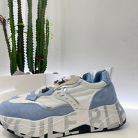 Voile Blanche CLUB sneaker celeste/bianco