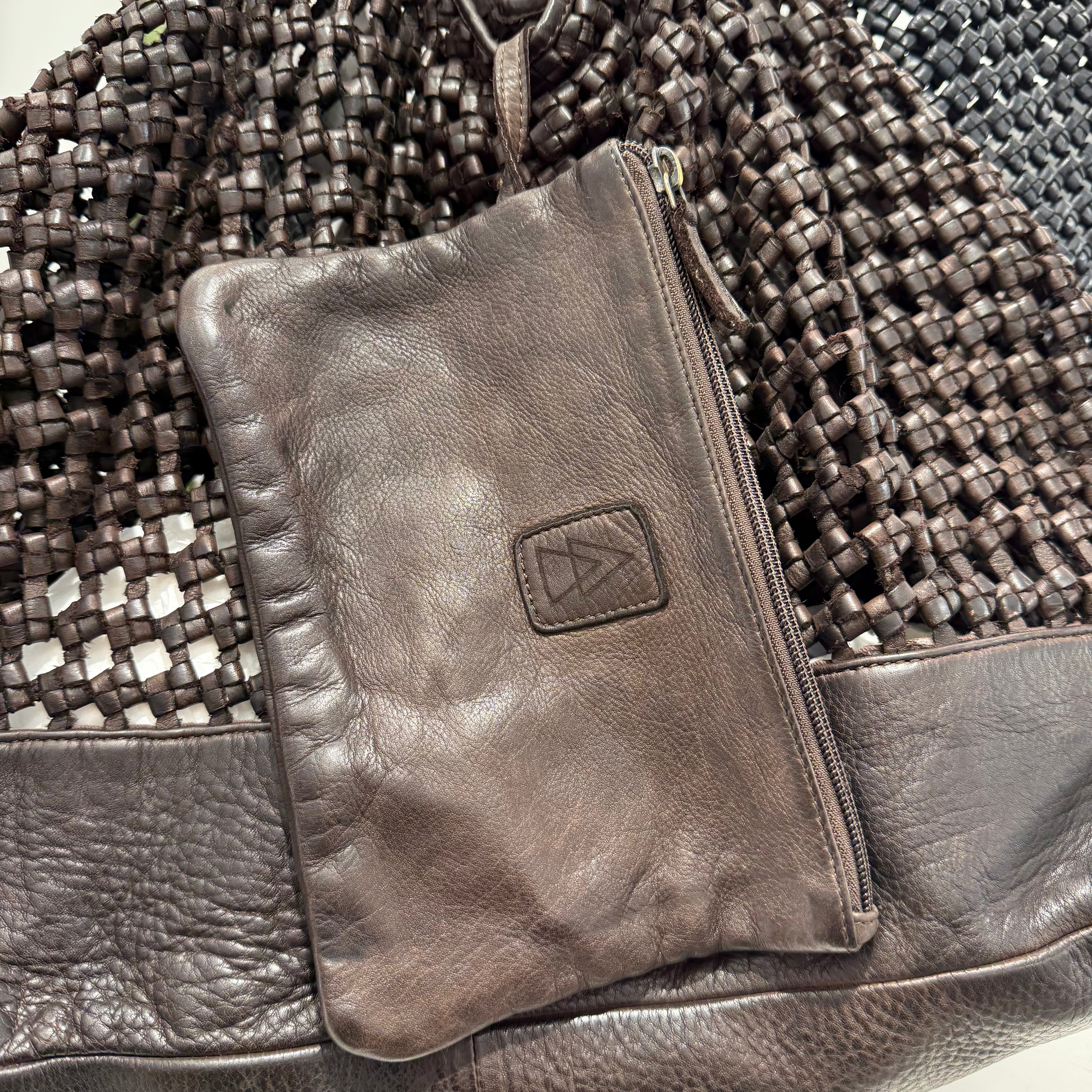 Elena Iachi borsa SHOPPING intrecciato