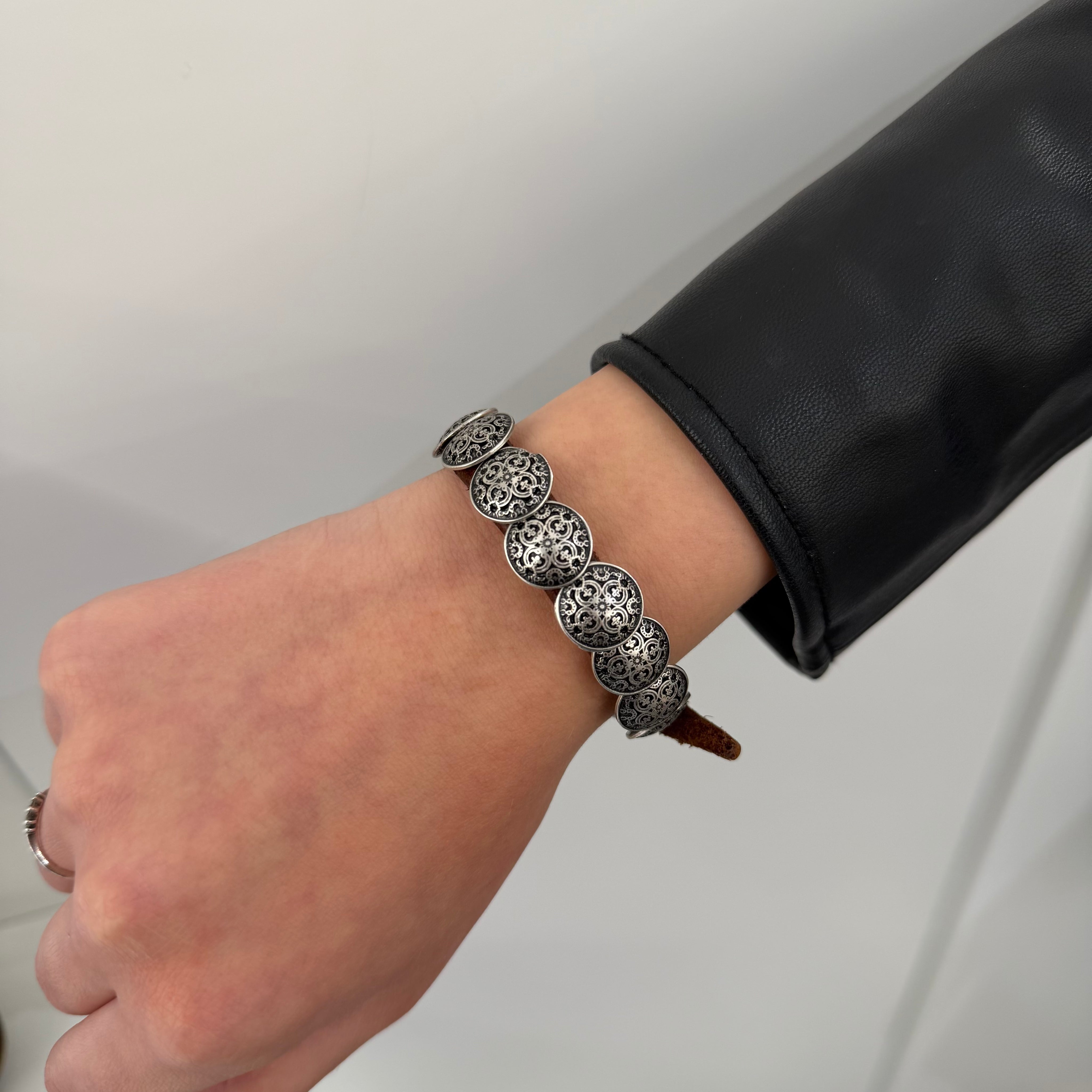 Campomaggi bracciale ROMA cognac