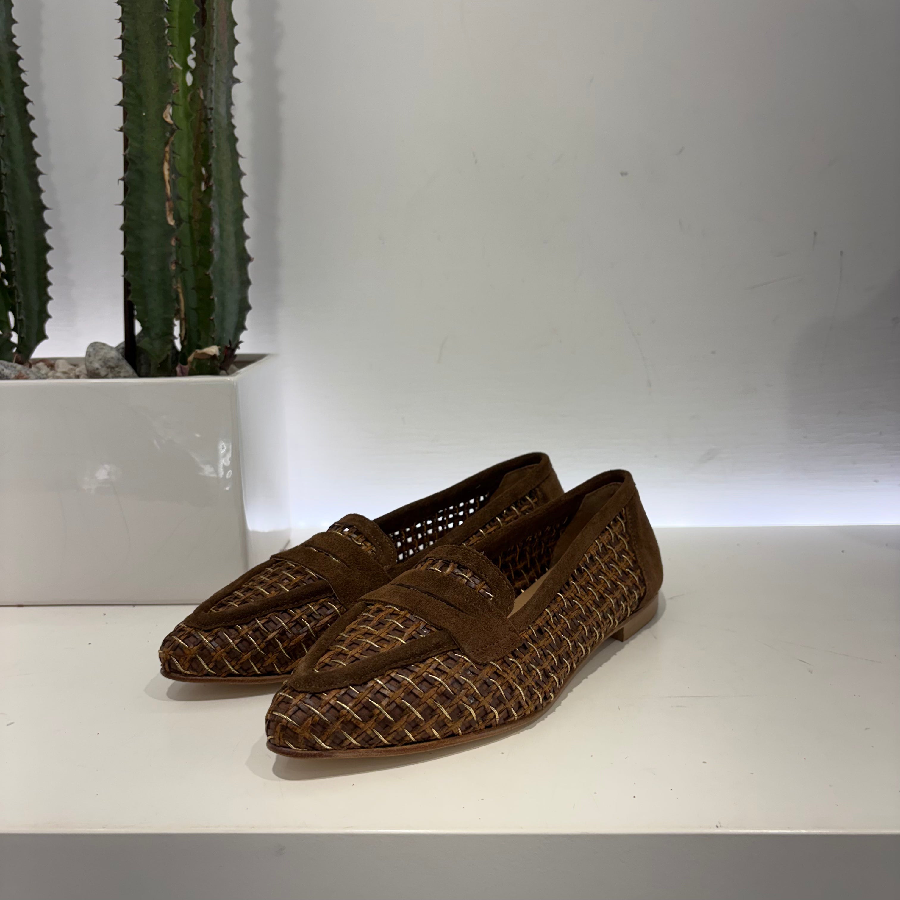 Mocassino SARA intrecciato