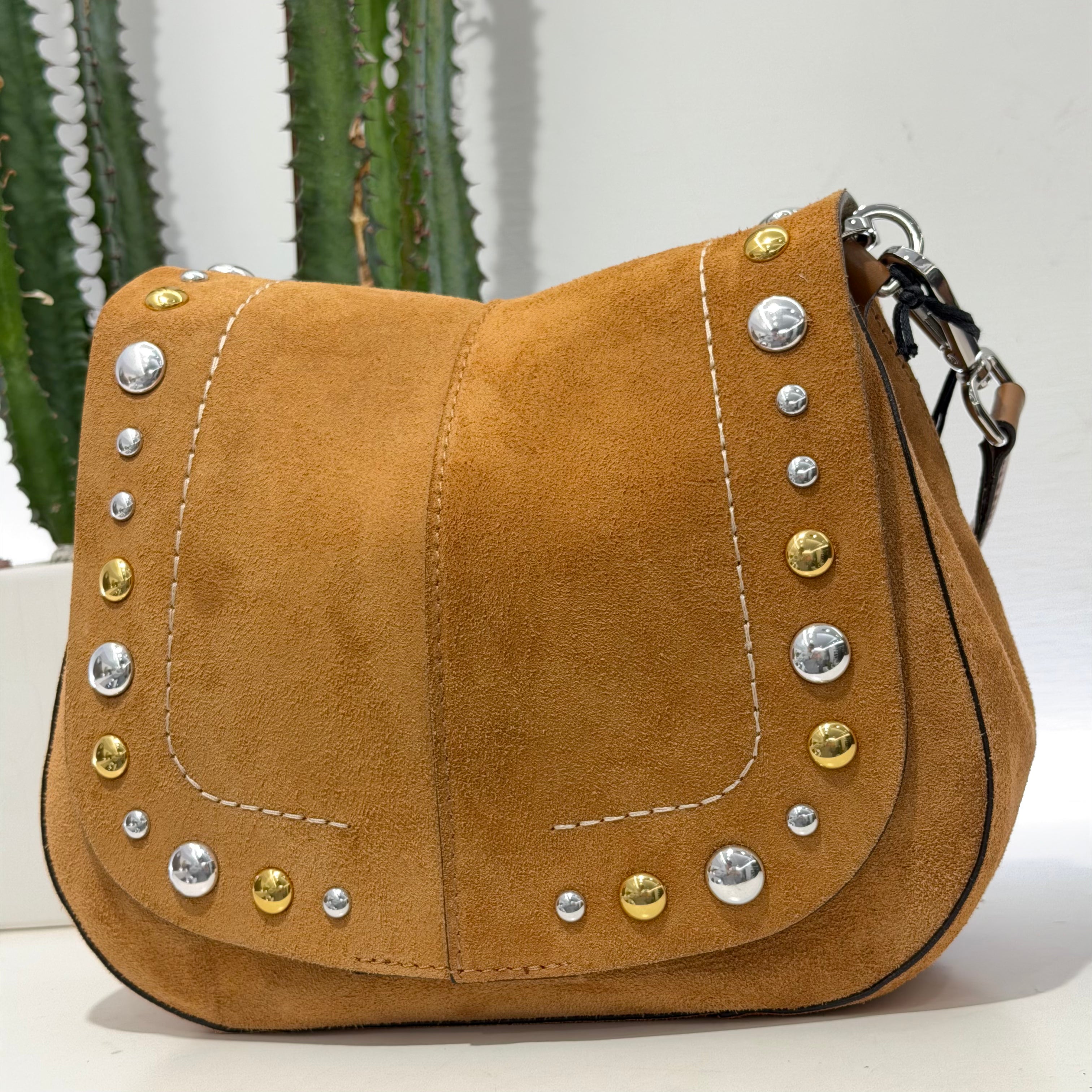 Gianni Chiarini borsa linea Helena Round borchie