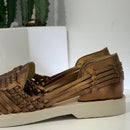 Mocassino TJ bronzo intrecciato