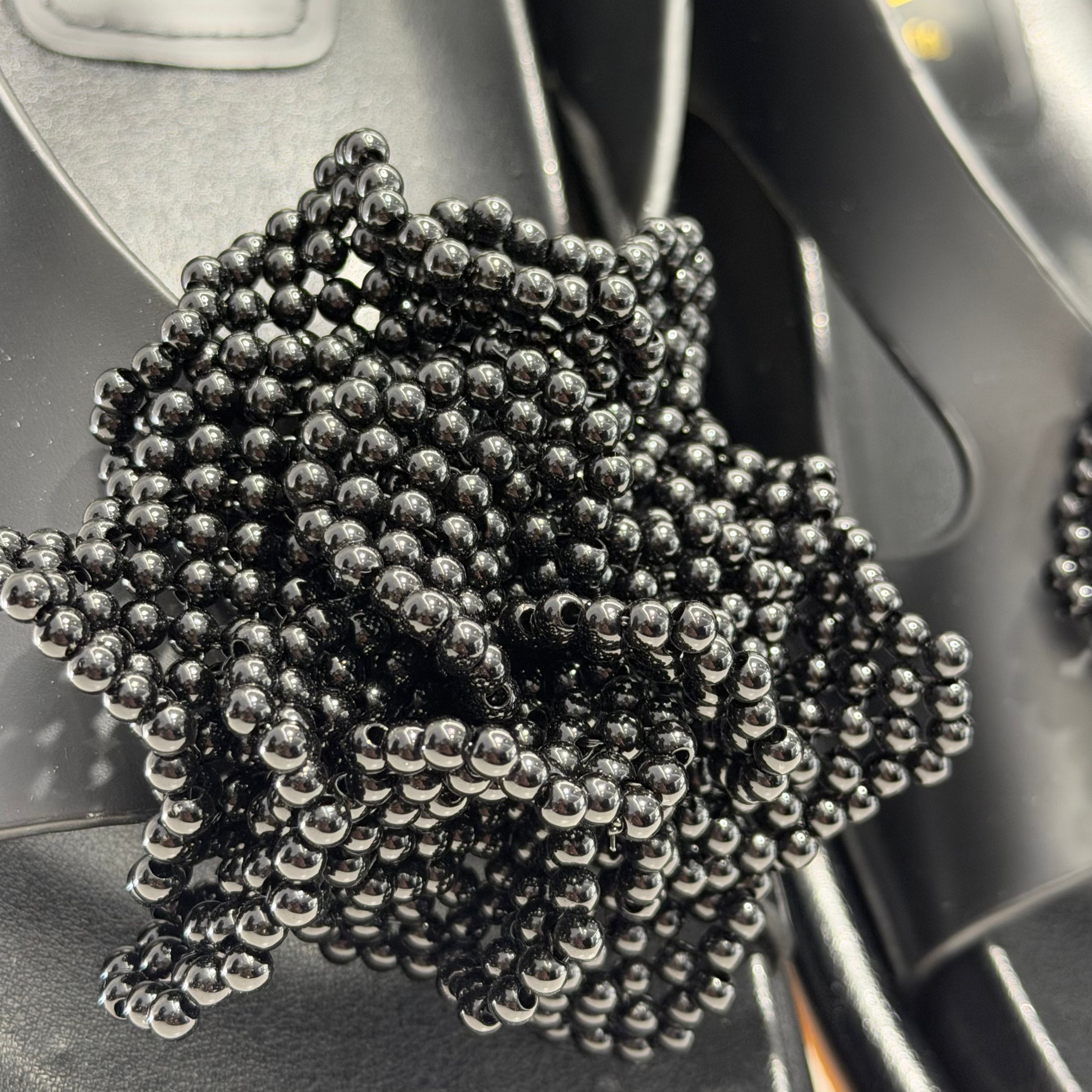 Palomitas sandalo CALYPSO fiore nero