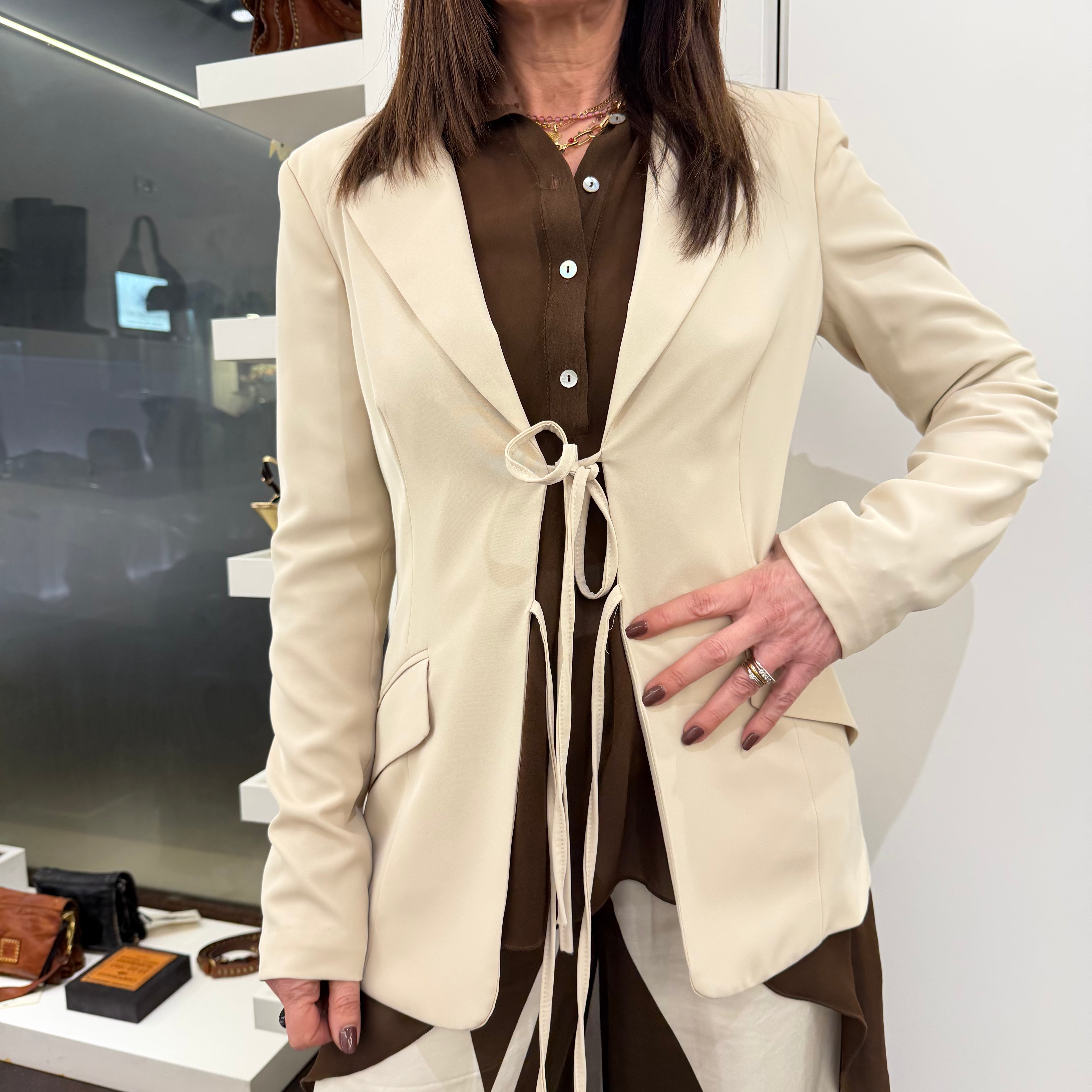 Giacca modello CAROLINA color beige