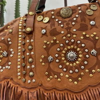 Campomaggi borsa CARMEN dimensione grande frange e laser