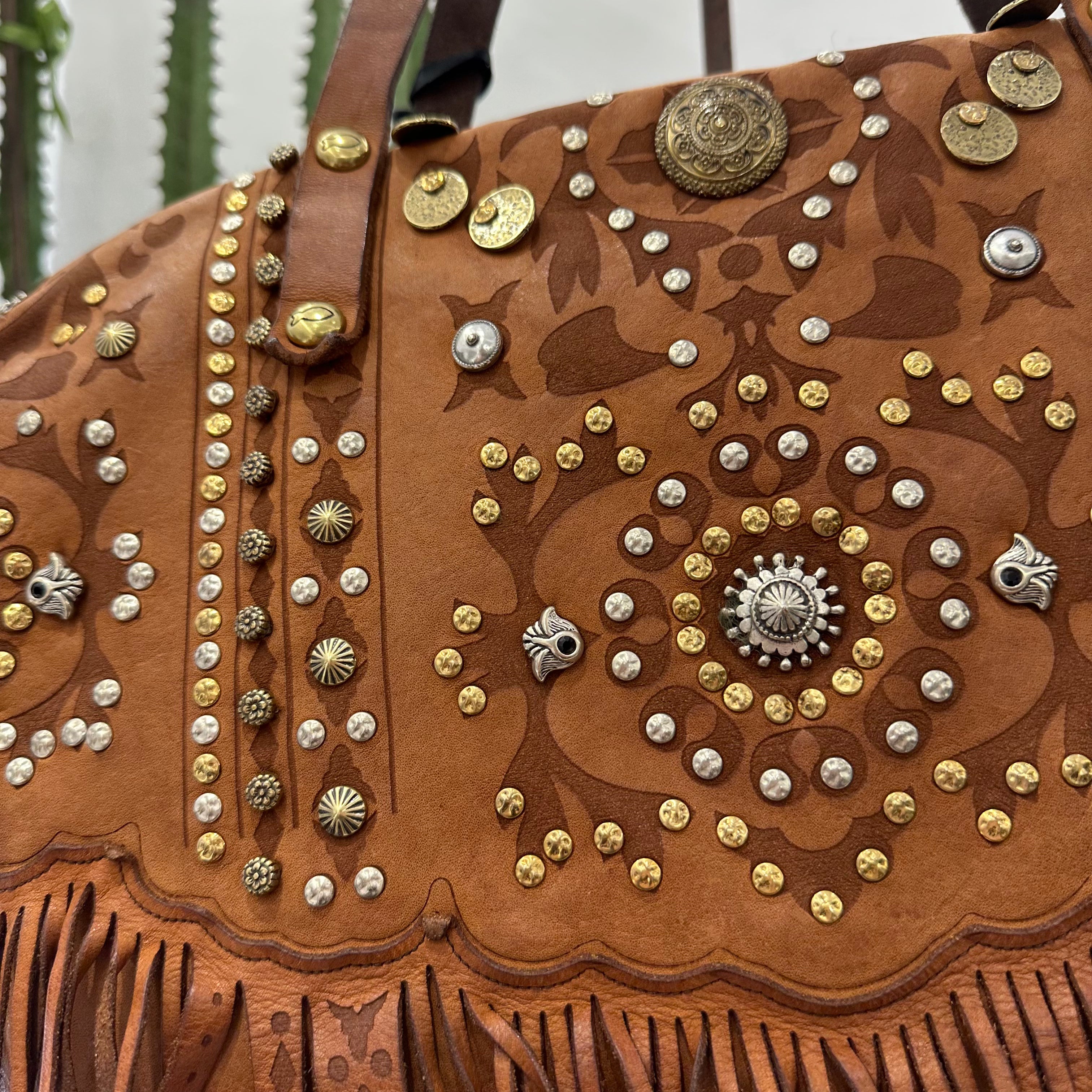 Campomaggi borsa CARMEN dimensione grande frange e laser