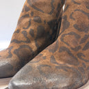 METISSE stivaletto zip texano GIRAFFA tacco 20