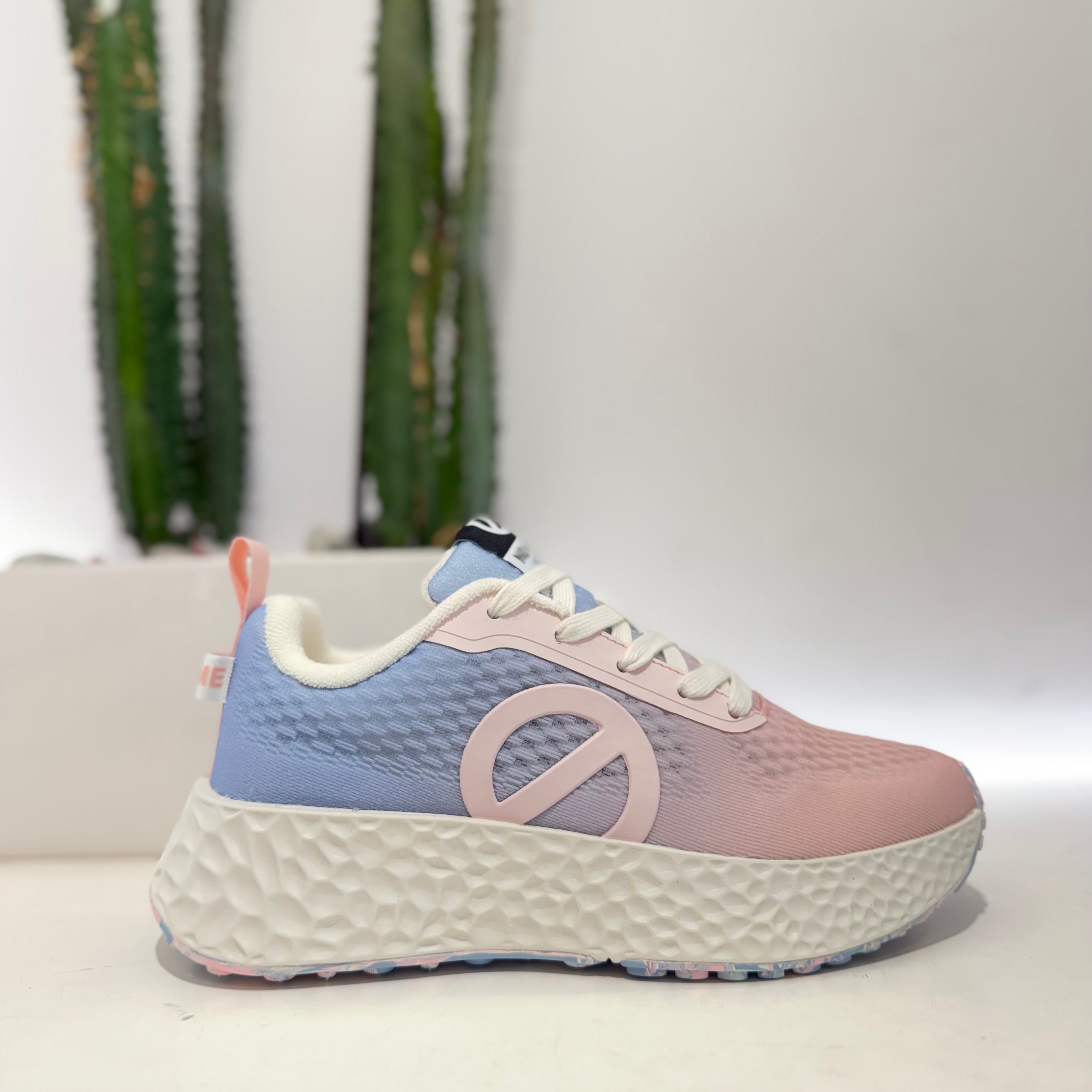 NO NAME sneakers CARTER FLY W rosa e celeste