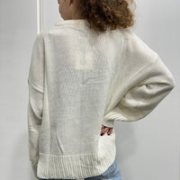 Maglione AMORE MIO bianco