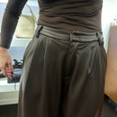 Pantalone ecopelle moro modello odalisca