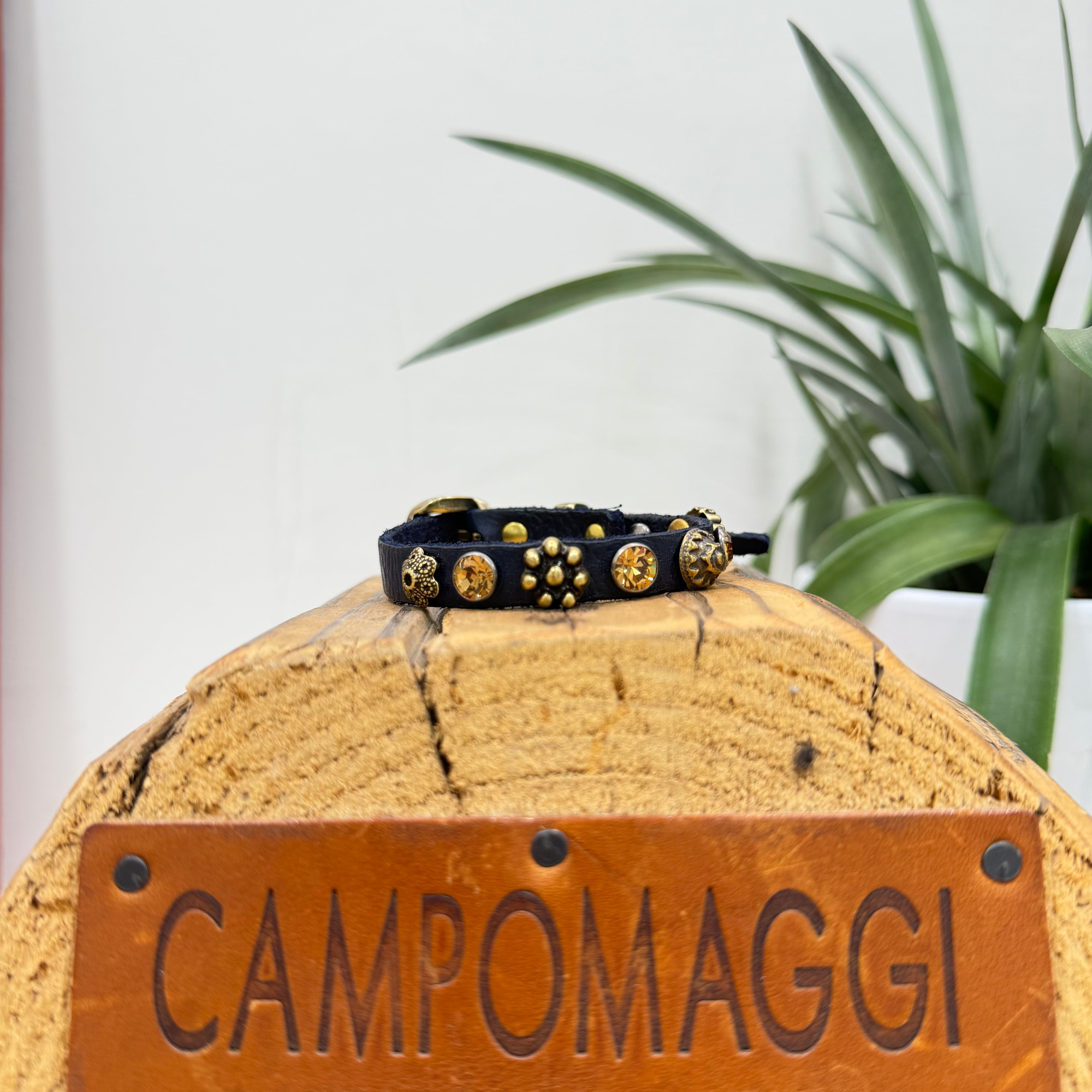 Campomaggi bracciale MIELE blu