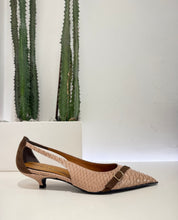 Latika scarpa guyana stampa animalier vernice rosa