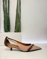 Latika scarpa guyana stampa animalier vernice rosa