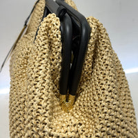 Borsa POUCH NATURAL RAFIA