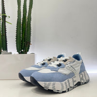 Voile Blanche CLUB sneaker celeste/bianco