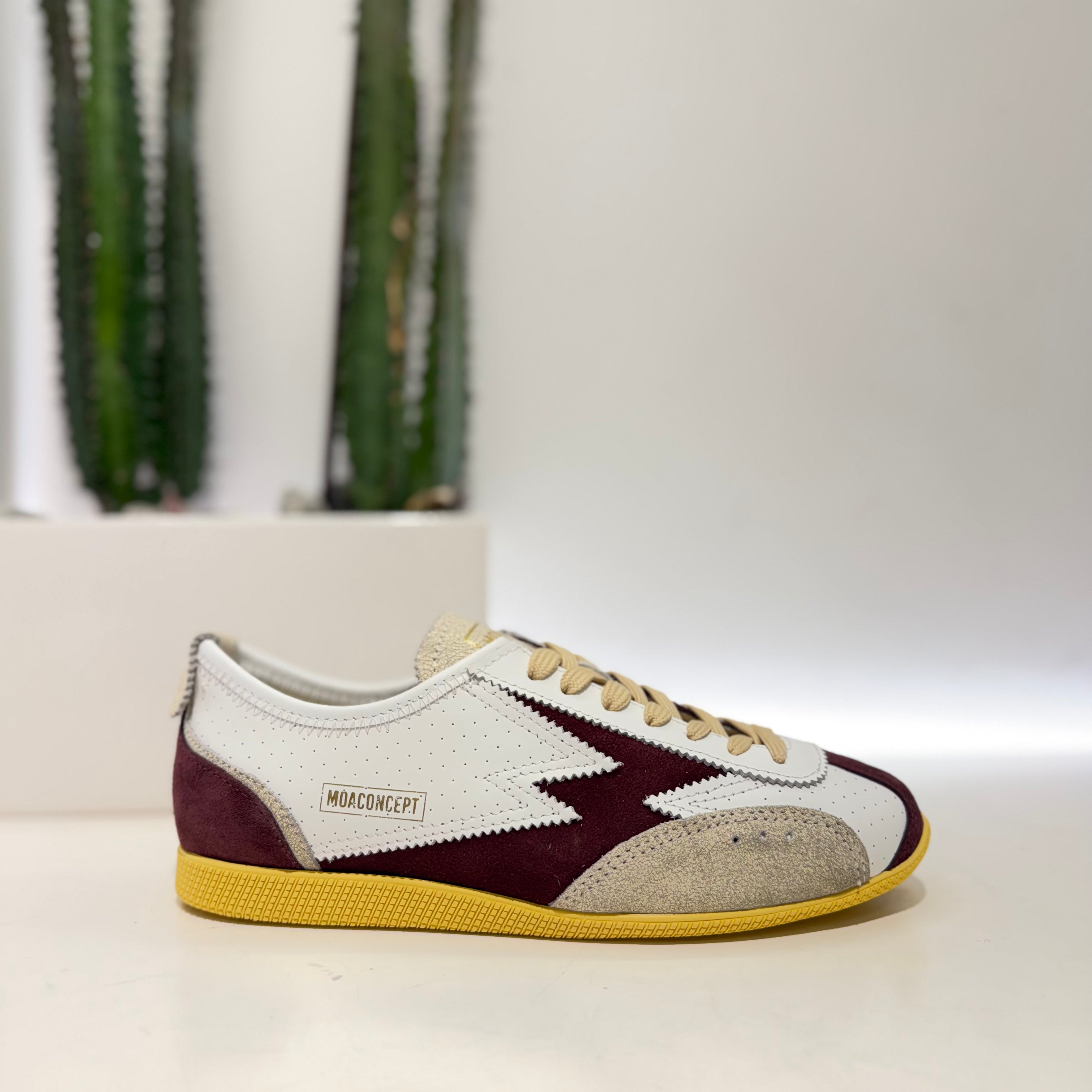 Moa sneakers modello IKIGAI bowling bordeaux
