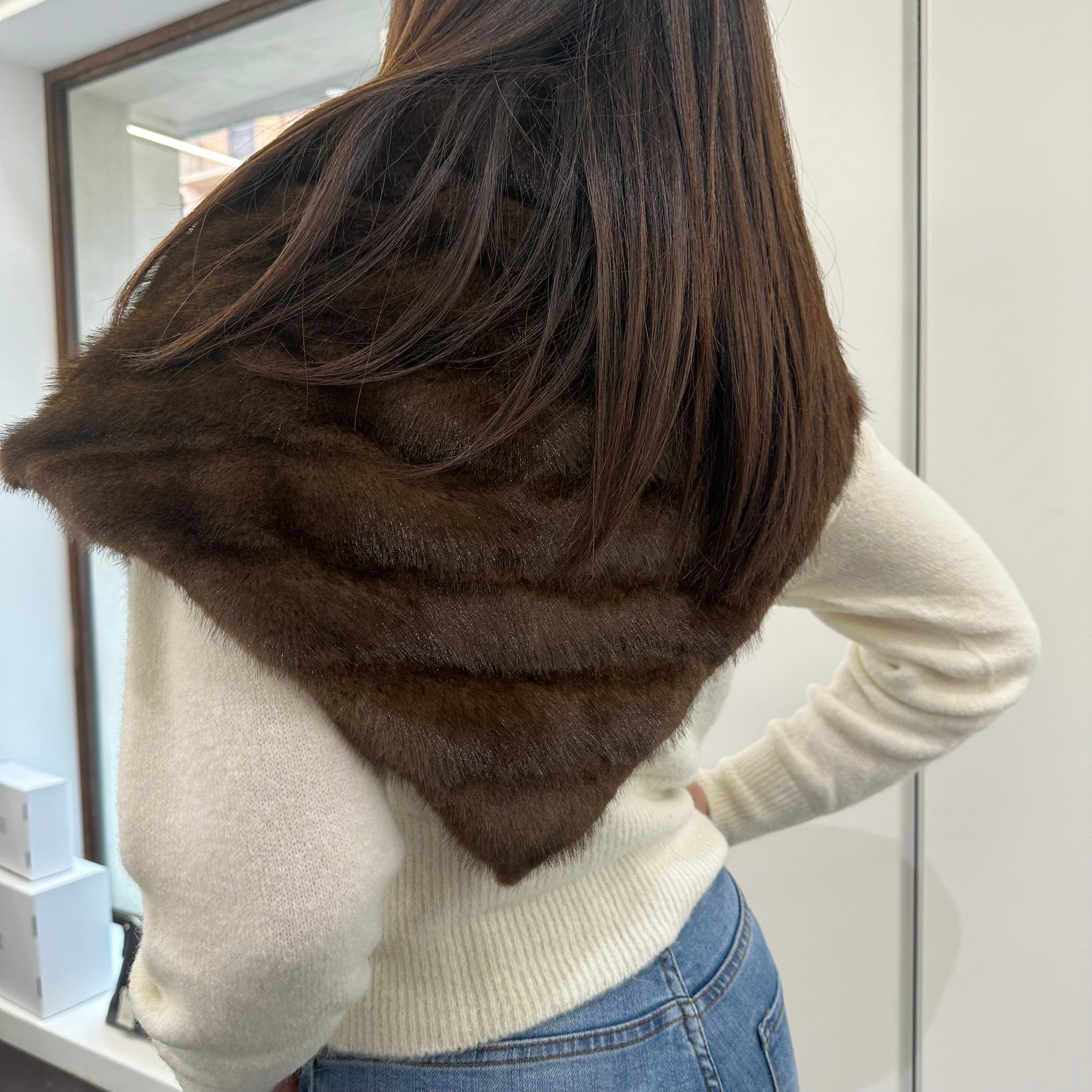 Scialle ecopelliccia COMETA