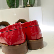 Latika mocassino modello college ROSSO