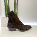 METISSE stivaletto zip texano GIRAFFA tacco 20