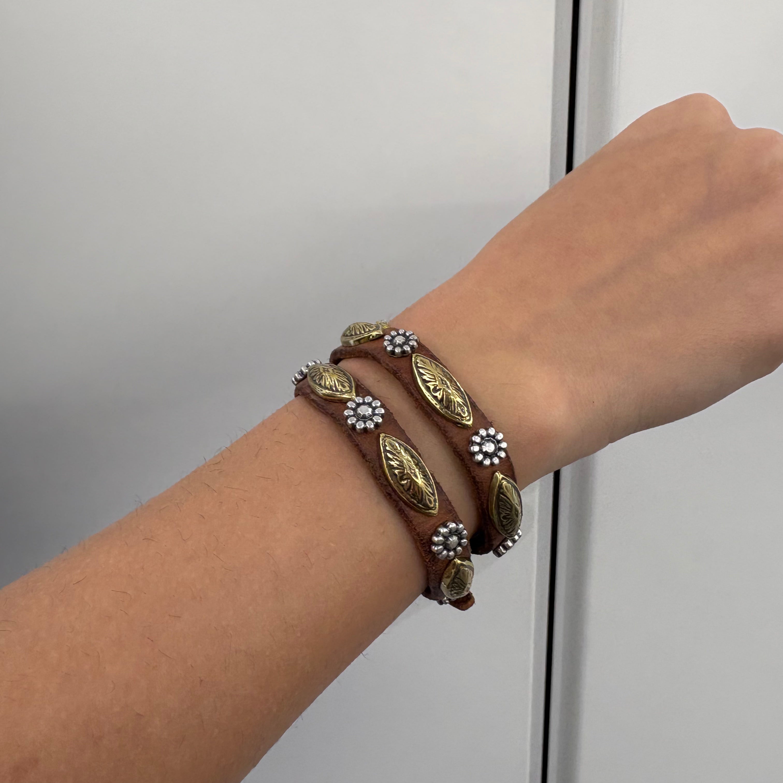 Campomaggi bracciale SIENA cognac