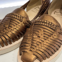 Mocassino TJ bronzo intrecciato