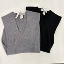 KIKISIX maglia SCOLLO A V viscosa